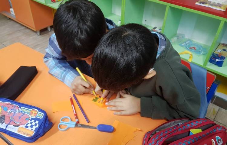 :درس زبان، ساخت کاردستی و ایجاد سایه 2