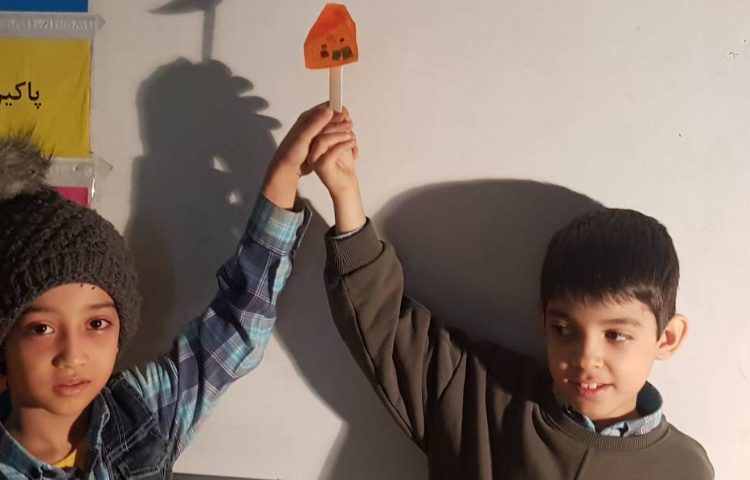 :درس زبان، ساخت کاردستی و ایجاد سایه 4