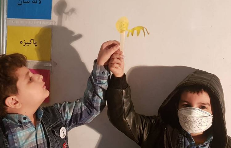 :درس زبان، ساخت کاردستی و ایجاد سایه 5