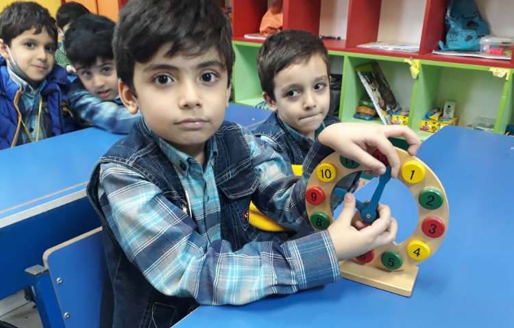 :درس زبان، یادگیری time در درس math