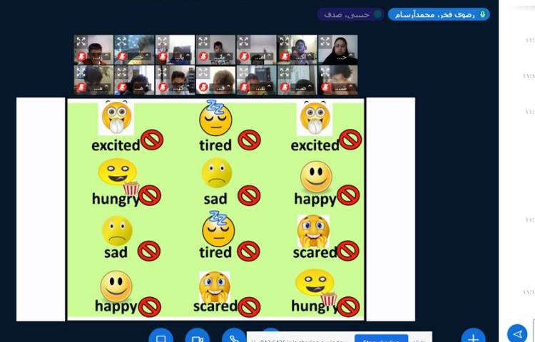 :درس زبان، recognizing feelings, online game