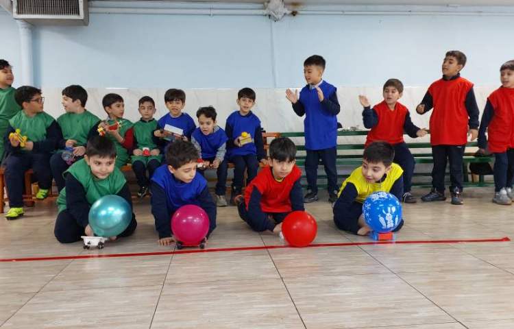 درس: علوم تجربی موضوع: مسابقه‌ی ماشین‌های بادکنکی 1