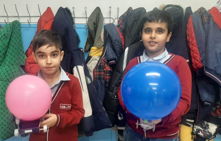 درس : علوم موضوع : مسابقه ی ماشین بادکنکی 3