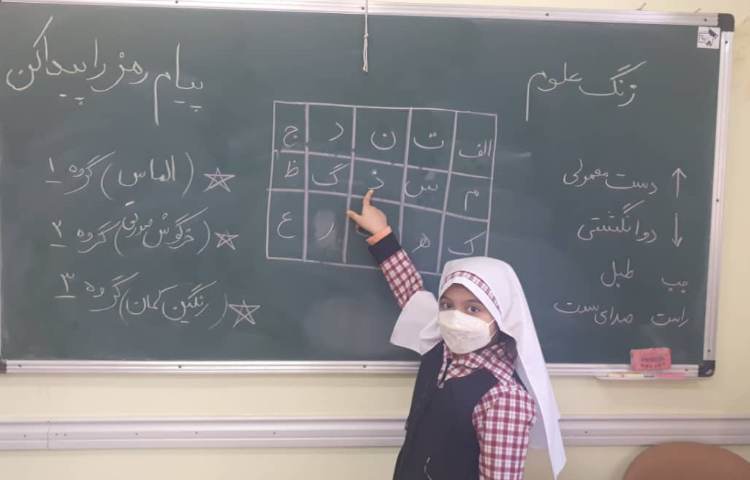 درس علوم پیام رمز را پیدا کن و آزمایش صدا 1