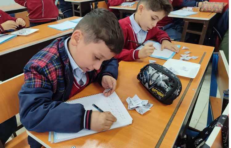 درس فارسی،دیکته خلاق مچاله‌ای 3