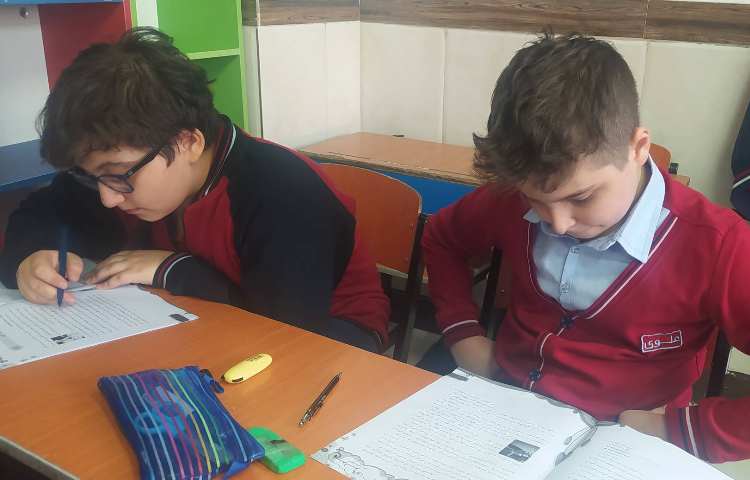 درس فارسی آزمون مداد رنگی ( پرلز) 1