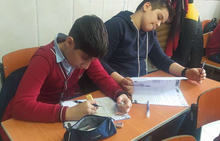 درس فارسی آزمون مداد رنگی ( پرلز) 2