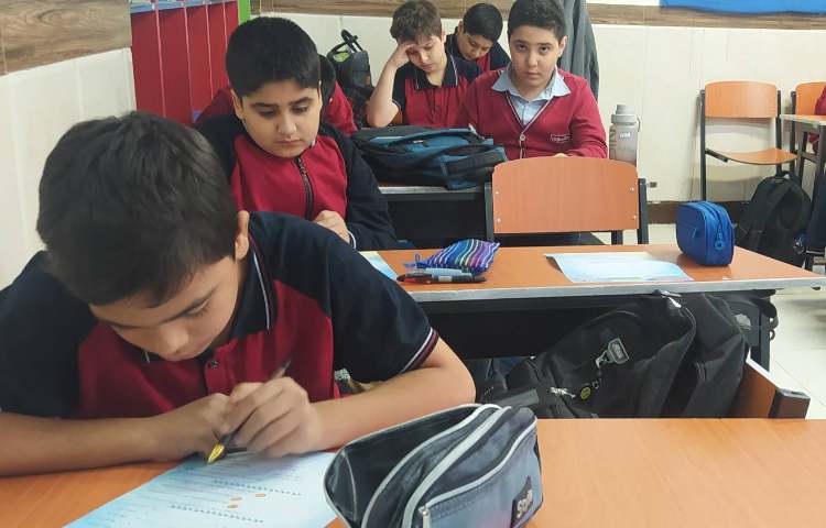 درس فارسی آزمون مداد قرمز یک 8