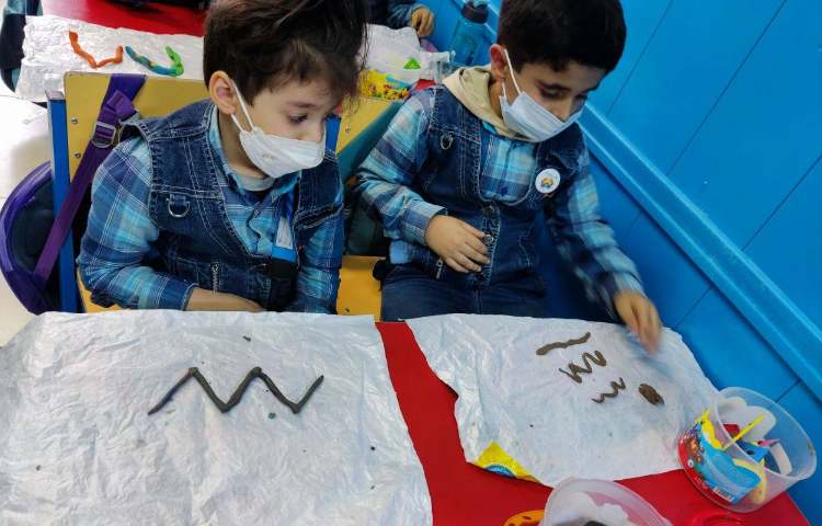 :درس فارسی، آموزش خطوط راست خمیده زیگ زاگ 1