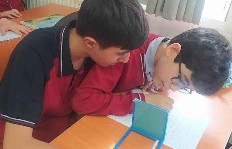 درس فارسی املا آینه ای 3