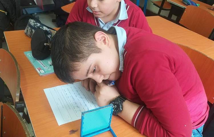 درس فارسی املا آینه ای 5