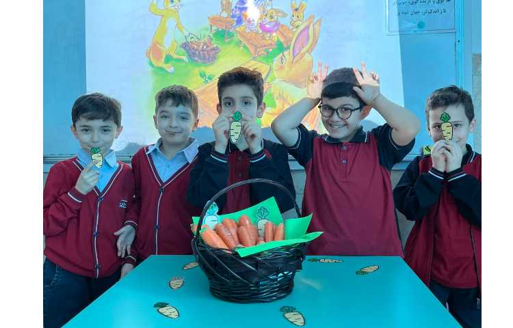 درس فارسی ایجاد انگیزه ی درس چهارم مدرسه خرگوش ها 2