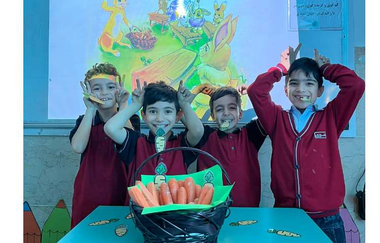 درس فارسی ایجاد انگیزه ی درس چهارم مدرسه خرگوش ها 4