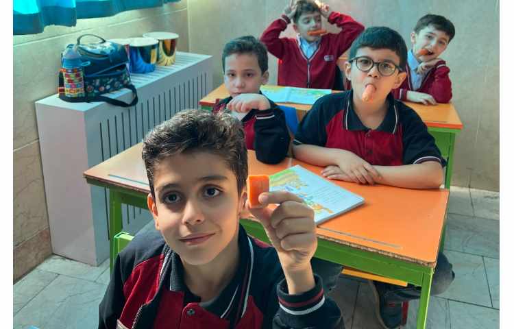 درس فارسی ایجاد انگیزه ی درس چهارم مدرسه خرگوش ها 8