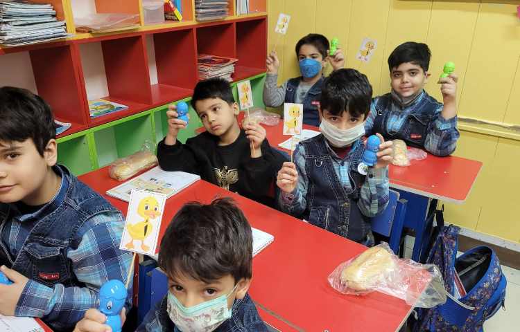 :درس فارسی، ایجاد انگیزه ی نشانه ی اُ 5