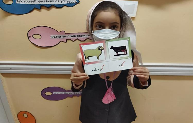 درس فارسی ، بخش کردن کلمات و آواشناسی توسط دانش آموزان 4