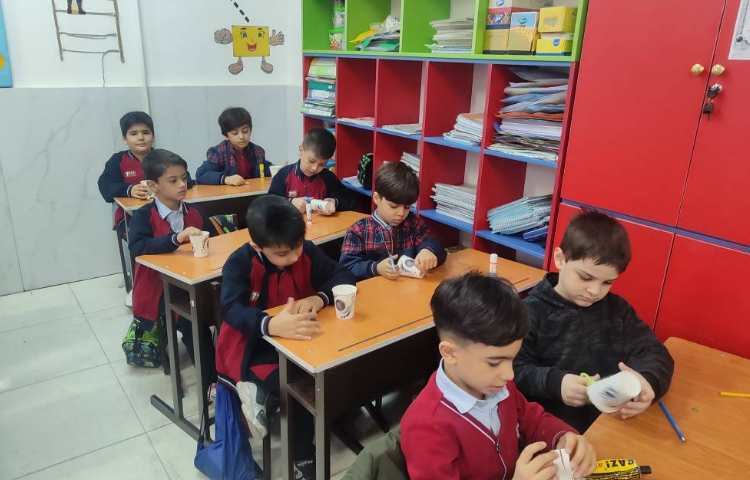 درس فارسی برای ایجاد انگیزه و تثبیت یادگیری نشانه‌ی (هه) کاردستی(هشت‌پا) 1