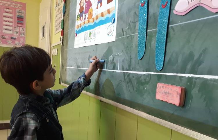 :درس فارسی، تدریس نشانه آ، کلاس گیلاس 2