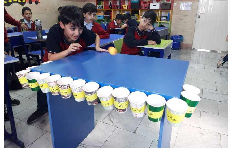 درس فارسی ،تدریس کلمات هم آوا و جمله سازی تمرین شد. 3