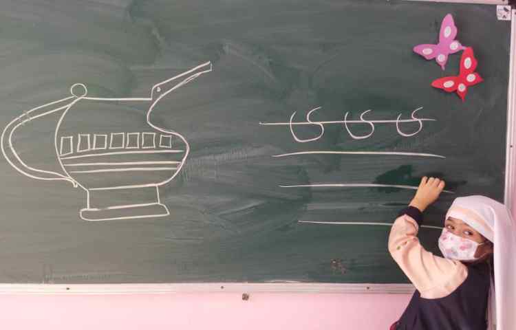 درس فارسی (دست ورزی و لوحه نویسی) 7