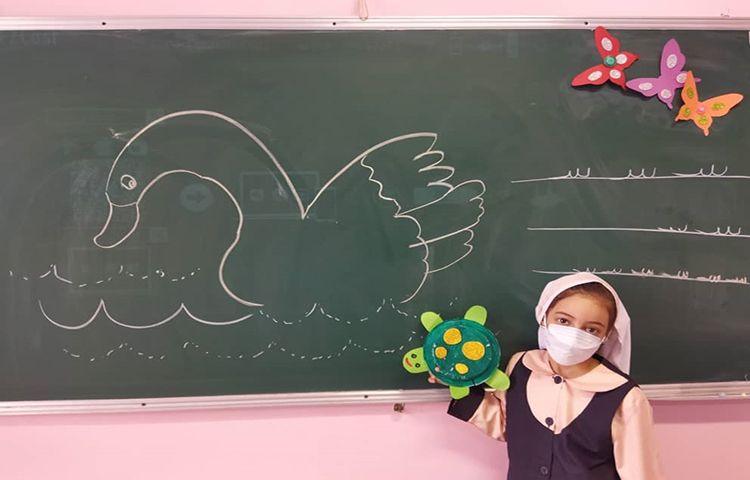 درس فارسی لوحه نویسی 8