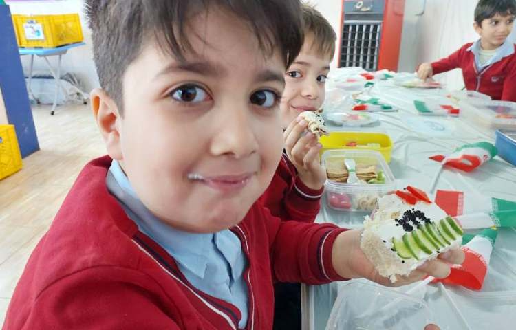 درس: فارسی موضوع: صبحانه به رنگ پرچم 2