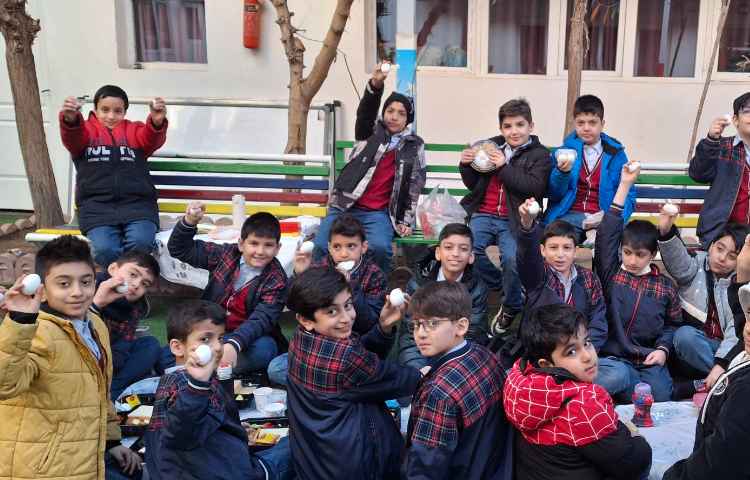 درس نهم علوم (تدریس ساختار سلول به کمک تخم مرغ و صبحانه ی سالم) 6