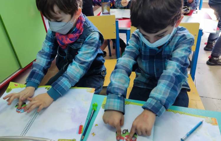 :درس نوشتاری با موضوع چسباندن تصاویر بهم ریخته 3