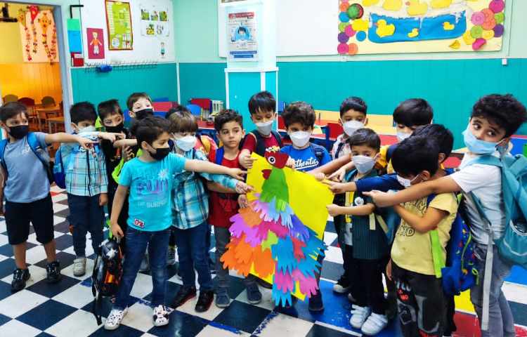 :درس هوش و خلاقیت، دست ورزی و کارگروهی خروس، کلاس شاپرک 6