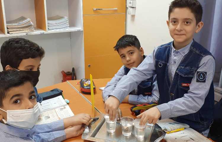 درس پنجم علوم گرما آزمایش گرما در کلاس