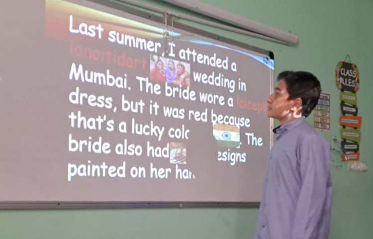 درس Wedding party Reading the coded text 3