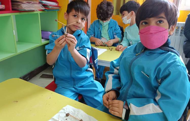 :دستان توانا، دستورزی ساخت سازه، کار با خلال دندان و گل سفال 4