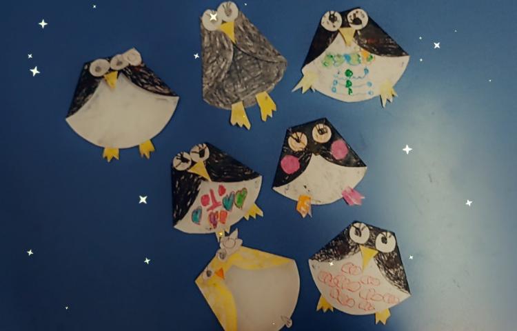 دستان توانا، کاردستی پنگوئن 4