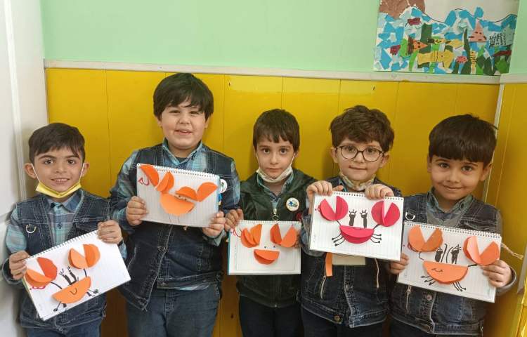 :دستان توانمند، کاردستی(خ) خرچنگ 2