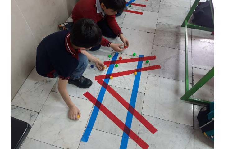 دستورزی گروهی همراه با بازی برای یادگیری بهتر تساوی زاویه ها در خطوط موازی 8