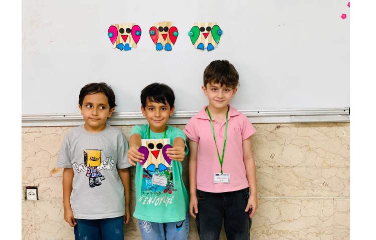 دست سازه جغد با هدف تقویت روحیه ی همکاری و مشارکت و شبیه 2