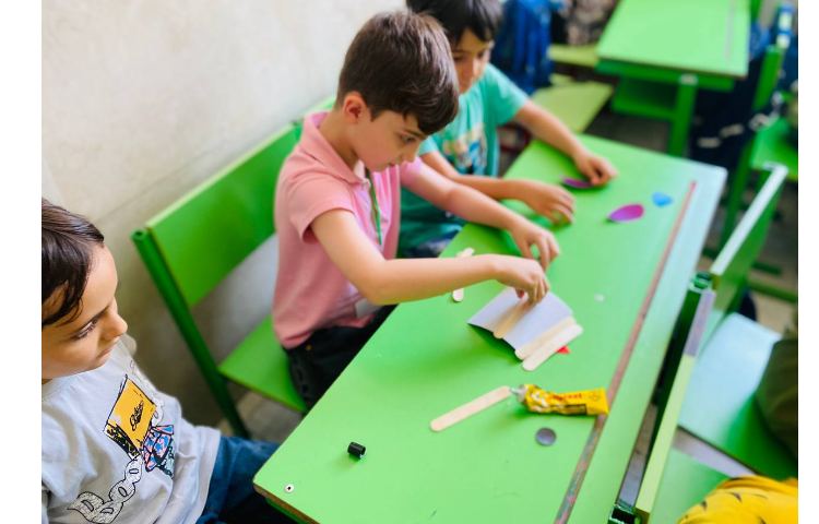 دست سازه جغد با هدف تقویت روحیه ی همکاری و مشارکت و شبیه 9