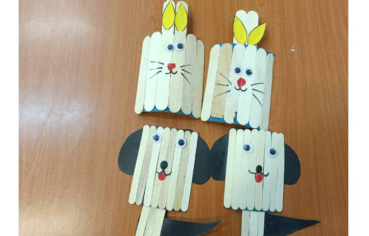 دست سازه ،درساخت خرگوش و سگ با هدف افزایش دقت و تمرکز 7