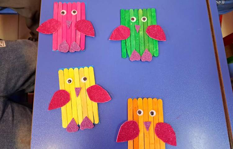 دست سازه چوبی (جغد)