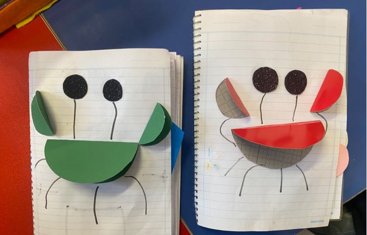 :دست های توانمند، ساخت کاردستی خرچنگ به جهت ایجاد انگیزه برای یادگیری صدای خ