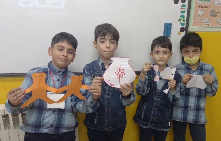 :دست ورزی الگو های متقارن، کلاس زمین 4