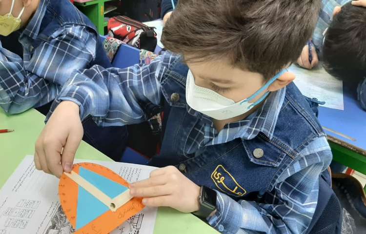 دست ورزی اندازه گیری با نقاله 5