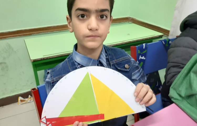 دست ورزی اندازه گیری با نقاله 6