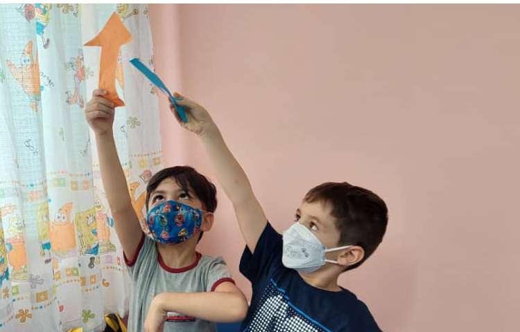 دست ورزی با خمیر و آموزش جهت یابی 6