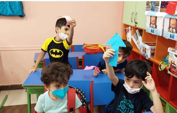 دست ورزی با خمیر و آموزش جهت یابی