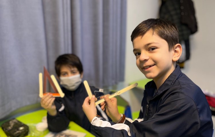 دست ورزی با پونز و چوب بستنی برای ساخت انواع زاویه 1