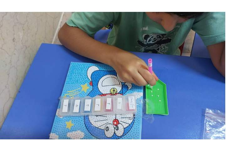 دست ورزی تابلو نگینی دار 1