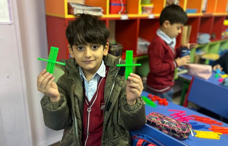 دست ورزی جمع اعداد با چوب خط و چینه 6