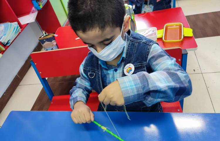 :دست ورزی جهت تقویت عضلات دست و انگشتان، کلاس شاپرک 3