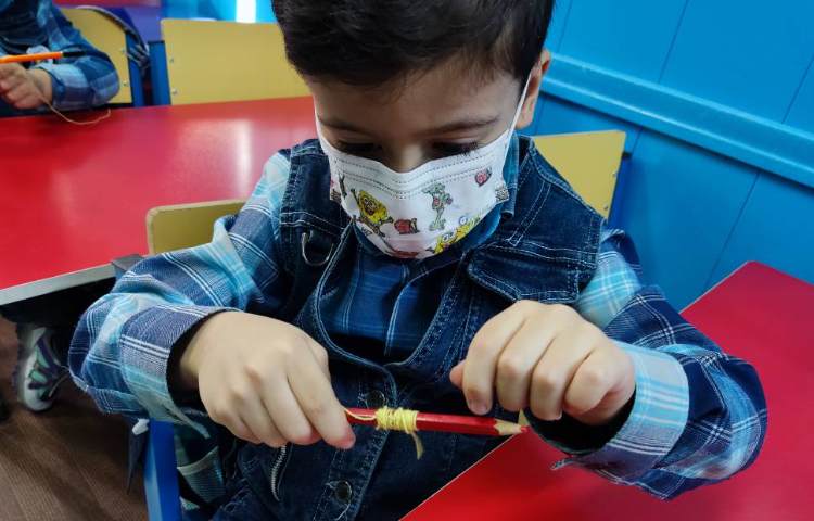 :دست ورزی جهت تقویت عضلات دست و انگشتان، کلاس شاپرک 5